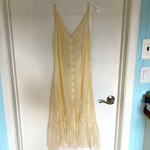 Brand new cream lace midi dress
